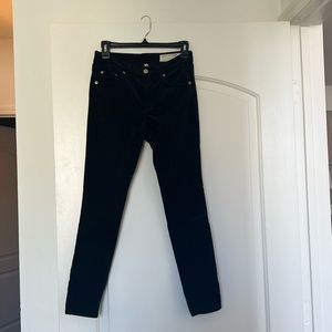 So 26 black corduroy Rag & Bone pants